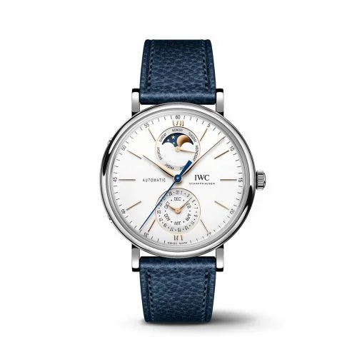 IWC Portofino Complete Calendar 41 Stainless Steel / Silver IW3590-01 (IW359001)